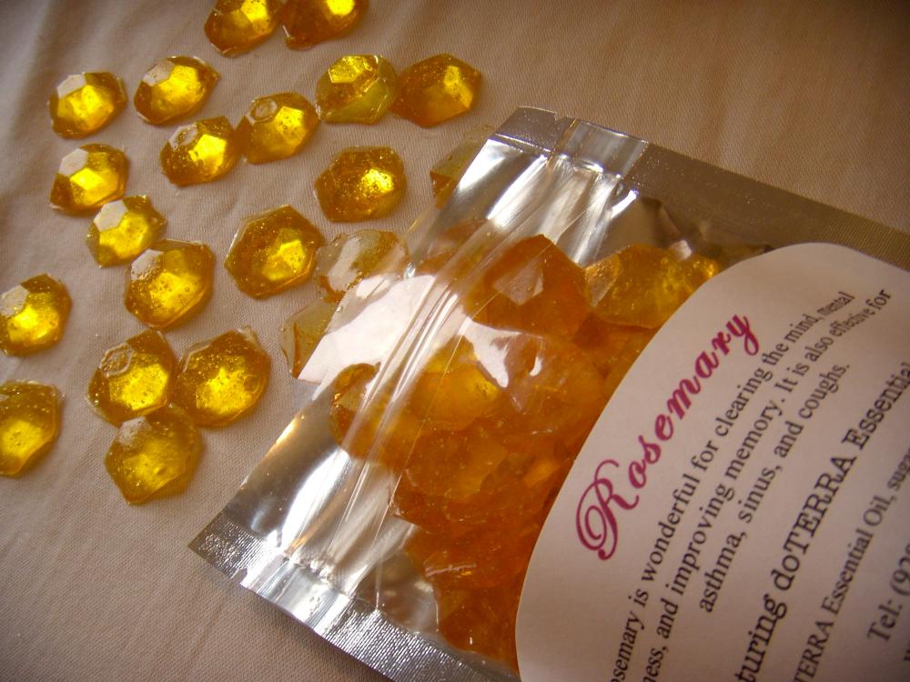 Natural Rosemary Hard Candy, Made With Essential Oils on Luulla