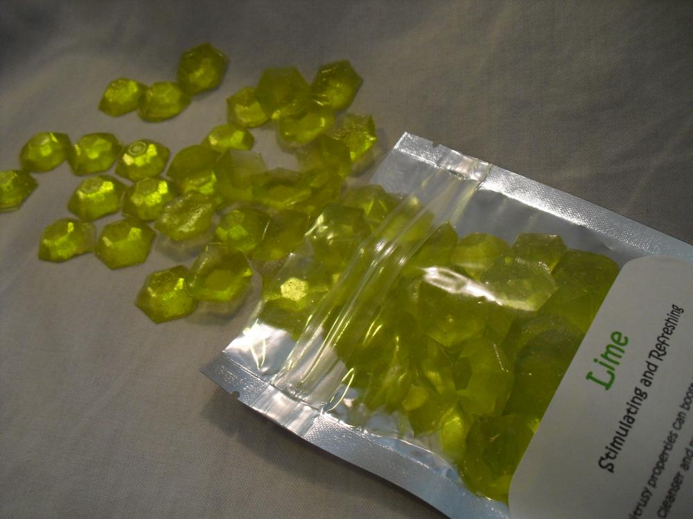 Natural Lime, Hard Candy Drops, Stimulating And Refreshing, Made With