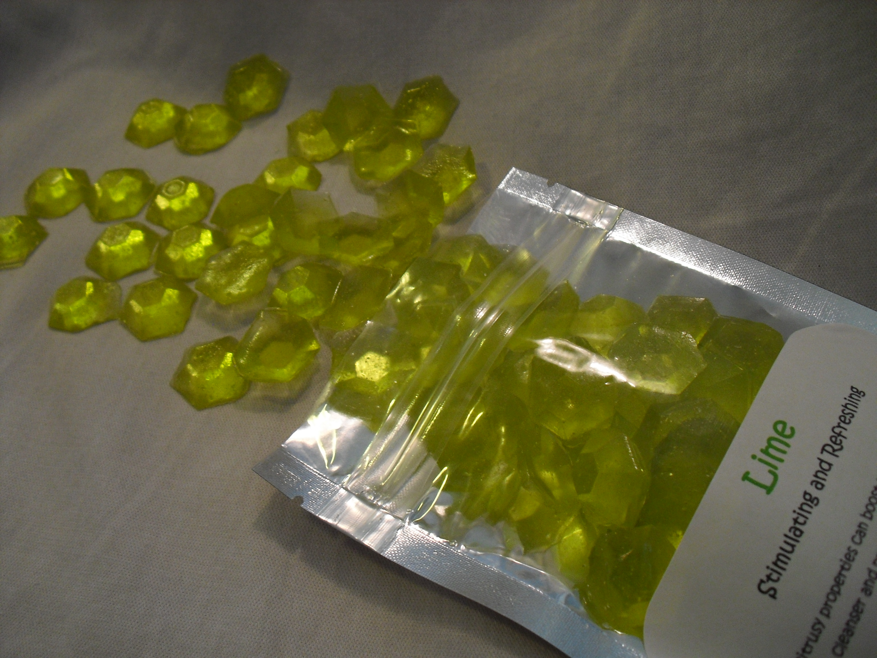 Natural Lime, Hard Candy Drops, Stimulating And Refreshing, Made With